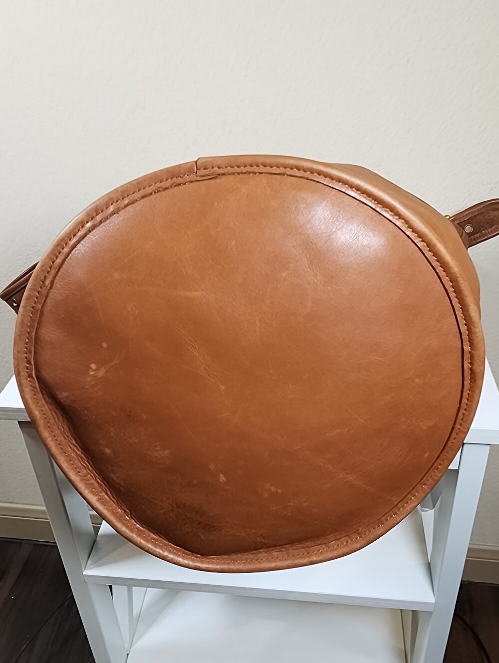 Vintage Coach British Tan Duffle Sac #9085 - Picture 7 of 16
